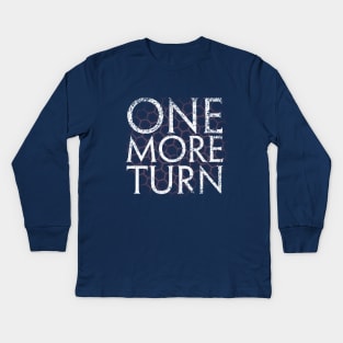 ONE MORE TURN Kids Long Sleeve T-Shirt